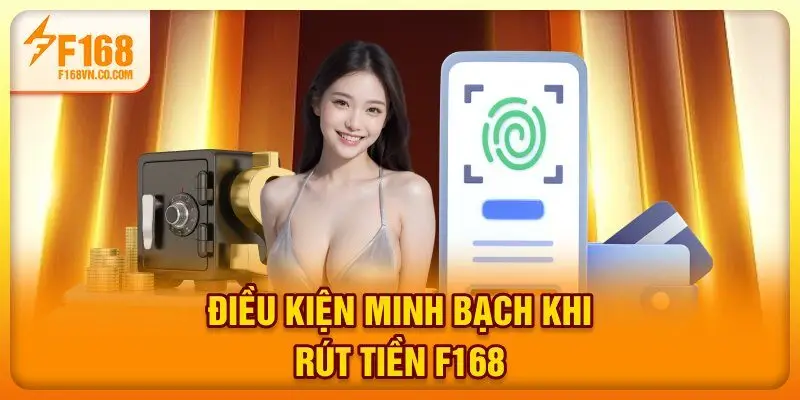 Điều kiện minh bạch khi rút tiền F168