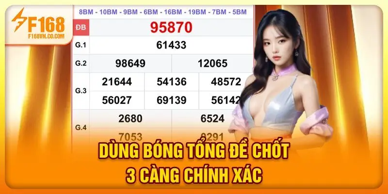 Dùng bóng tổng đề chốt 3 càng chính xác