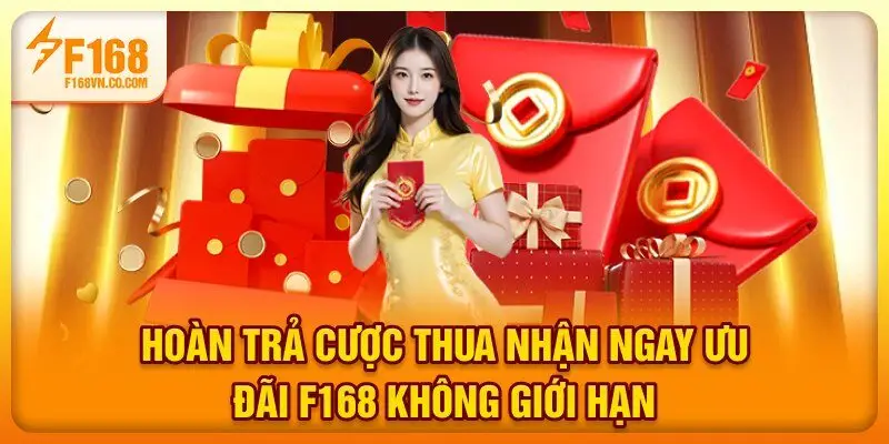 Hoàn Trả Cược Thua - Nhận Ngay Ưu Đãi F168 Không Giới Hạn