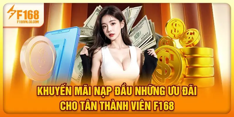 Khuyến mãi nạp đầu - Những ưu đãi cho tân thành viên F168