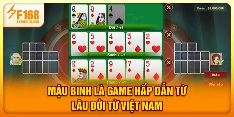 Mậu Binh là game hấp dẫn từ lâu đời từ Việt Nam