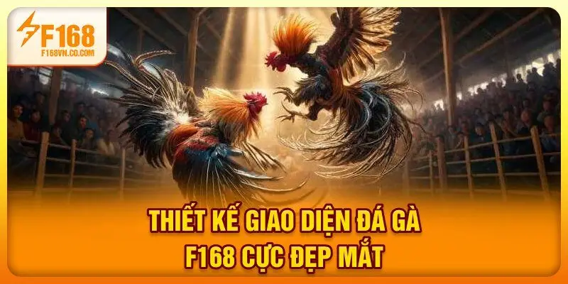 Thiết kế giao diện đá gà F168 cực đẹp mắt